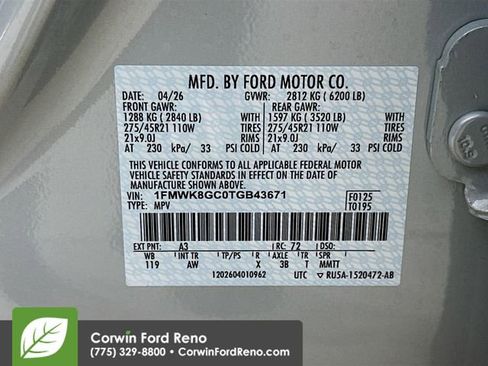 New 2026 Ford Explorer ST AWD/4WD image 37