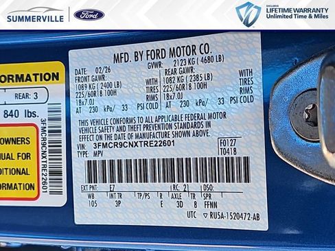 New 2026 Ford Bronco Sport Outer Banks AWD/4WD image 35