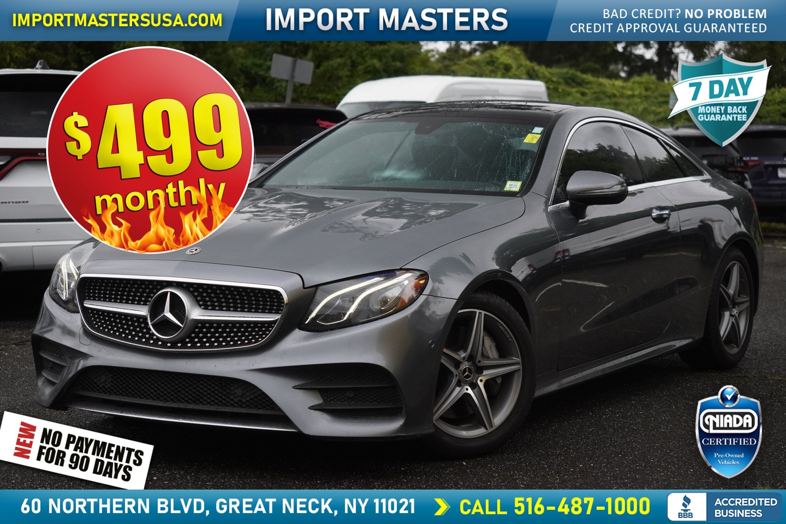 Used 2018 Mercedes-Benz E 400 Coupe w/ Premium 1 Package image 1