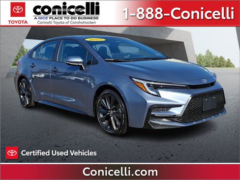 Certified 2025 Toyota Corolla SE w/ SE Premium Package FWD image 1