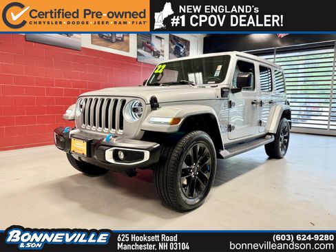 Certified 2022 Jeep Wrangler Unlimited Sahara w/ Cold Weather Group AWD/4WD image 1