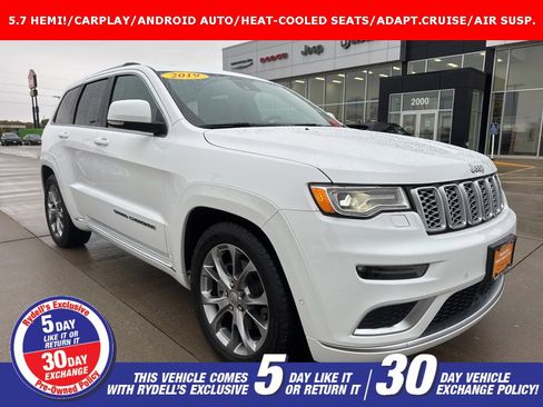 Certified 2019 Jeep Grand Cherokee Summit w/ Platinum Series Group image 1