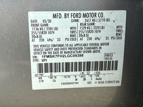 Used 2020 Ford Explorer Limited RWD image 27