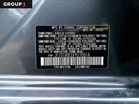 Certified 2023 Subaru Crosstrek 2.0i image 33