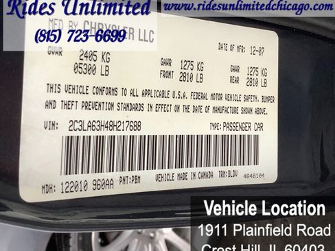 Used 2008 Chrysler 300 C RWD image 15