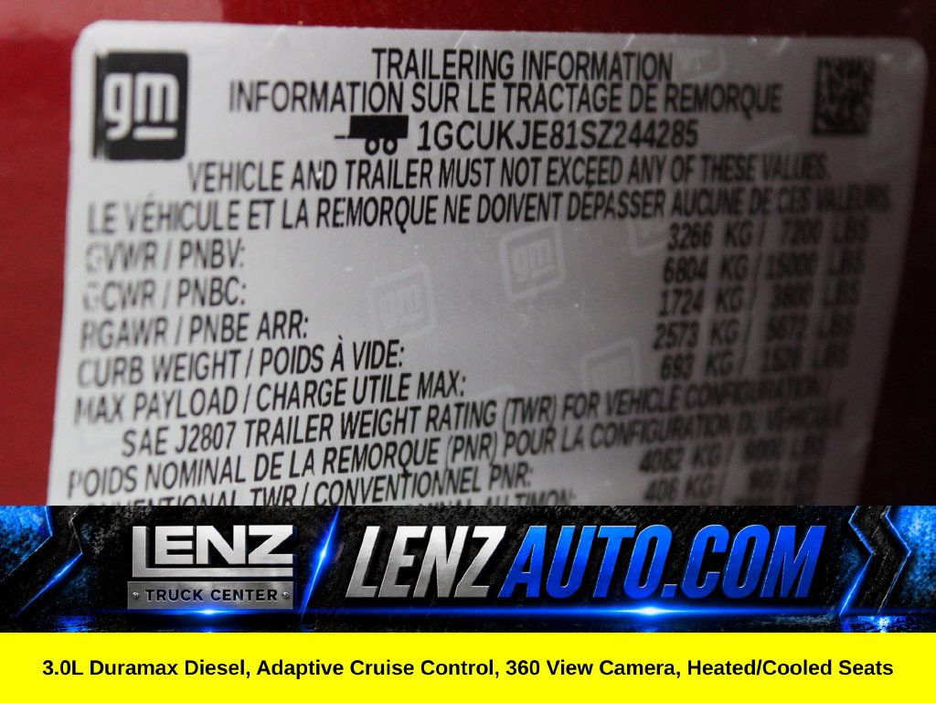 Used 2025 Chevrolet Silverado 1500 High Country AWD/4WD image 77