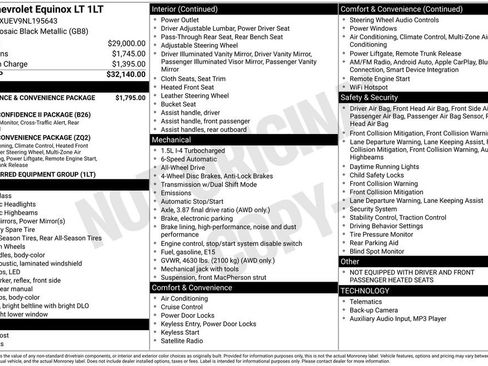 Certified 2022 Chevrolet Equinox LT AWD/4WD image 42