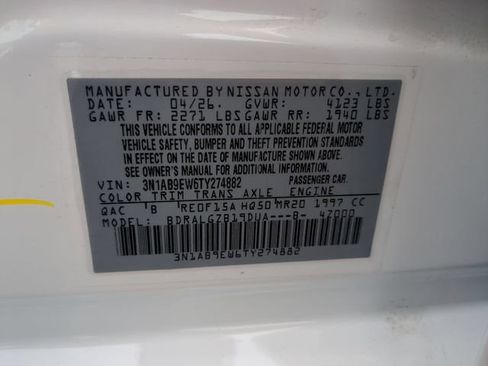 New 2026 Nissan Sentra SL FWD image 36