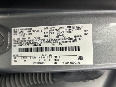 Used 2022 Ford Escape S AWD/4WD image 18