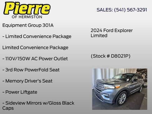 Used 2024 Ford Explorer Limited AWD/4WD image 6