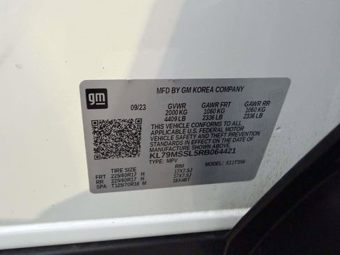 Certified 2024 Chevrolet TrailBlazer ACTIV w/ Convenience Package AWD/4WD image 19