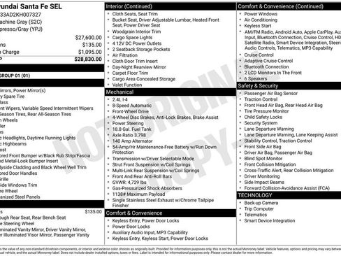 Used 2019 Hyundai Santa Fe SEL FWD image 20