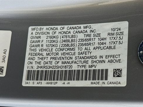 Certified 2025 Honda CR-V LX image 36