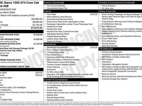 Used 2025 GMC Sierra 1500 AT4 w/ AT4 Premium Package AWD/4WD image 2