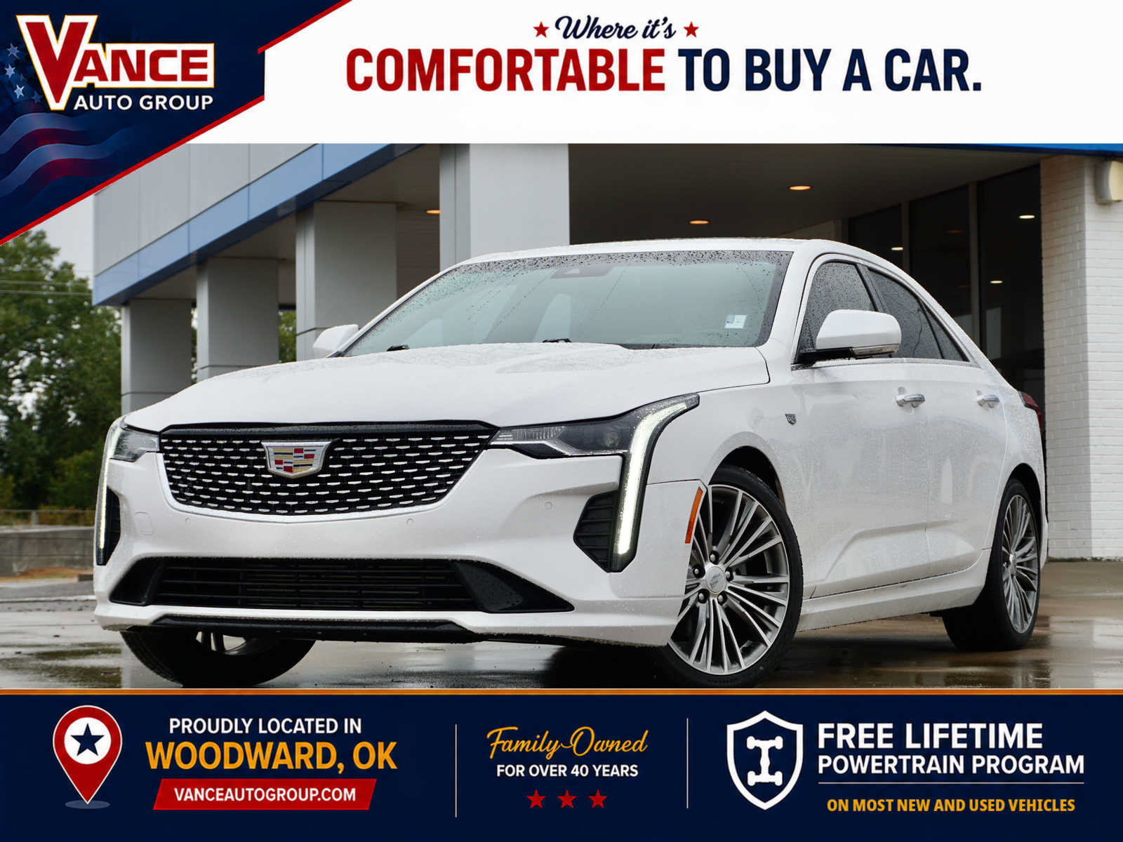 Used 2023 Cadillac CT4 Premium Luxury RWD image 1
