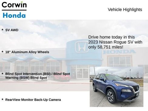 Used 2023 Nissan Rogue SV image 6