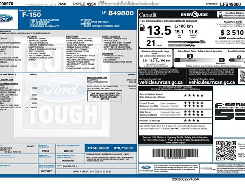 Used 2020 Ford F150 Platinum AWD/4WD image 3