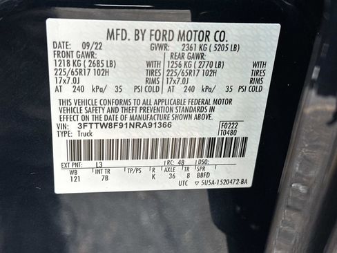 Used 2022 Ford Maverick XLT w/ Equipment Group 300A Standard image 19