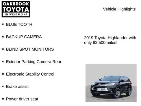 Used 2019 Toyota Highlander XLE AWD/4WD image 5
