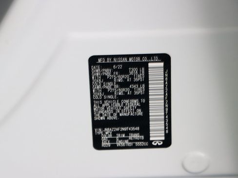 Used 2022 INFINITI QX80 Luxe w/ Cargo Package image 37