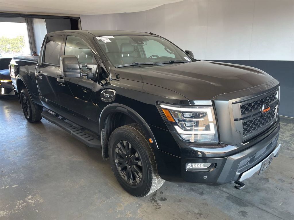 Used 2021 Nissan Titan PRO-4X w/ Pro-4x Convenience Package AWD/4WD image 1