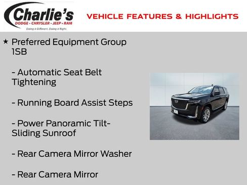 Used 2023 Cadillac Escalade Premium Luxury w/ LPO, Radiant Package AWD/4WD image 7