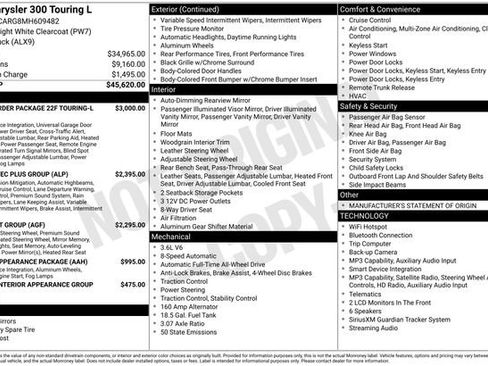 Certified 2021 Chrysler 300 Touring L AWD/4WD image 9