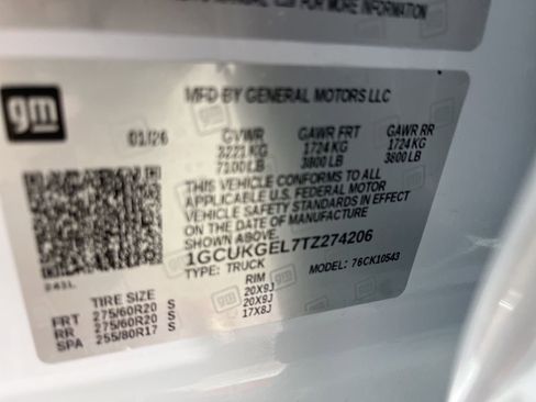 New 2026 Chevrolet Silverado 1500 LTZ AWD/4WD image 33