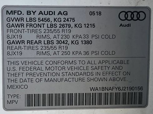 Used 2018 Audi Q5 2.0T Premium Plus w/ Premium Plus Package AWD/4WD image 45