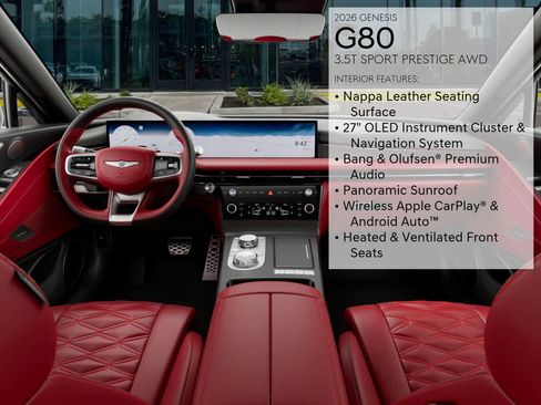 New 2026 Genesis G80 3.5T Sport Prestige image 17