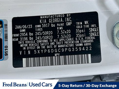 Used 2023 Kia Telluride S w/ S Sunroof Package AWD/4WD image 36