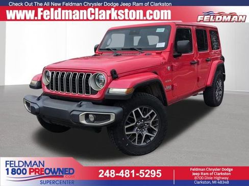 Used 2024 Jeep Wrangler Sahara w/ Technology Group image 1
