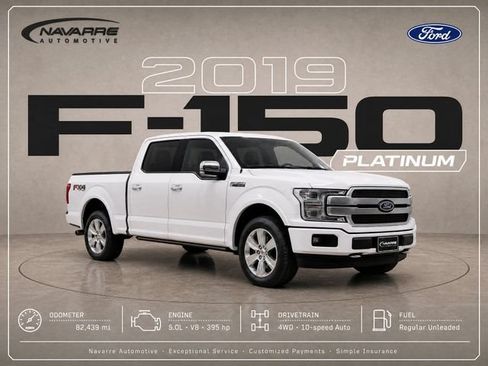 Used 2019 Ford F150 Platinum w/ Equipment Group 701A Luxury AWD/4WD image 1