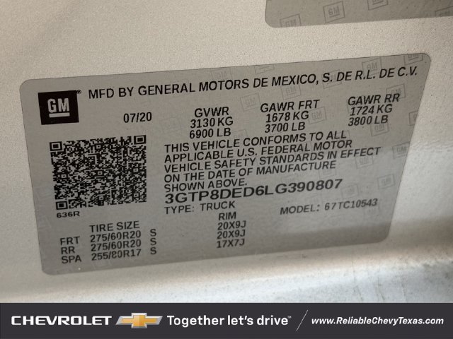 Used 2020 GMC Sierra 1500 SLT RWD image 38