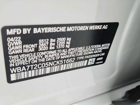 Used 2022 BMW 740i w/ M Sport Package image 64