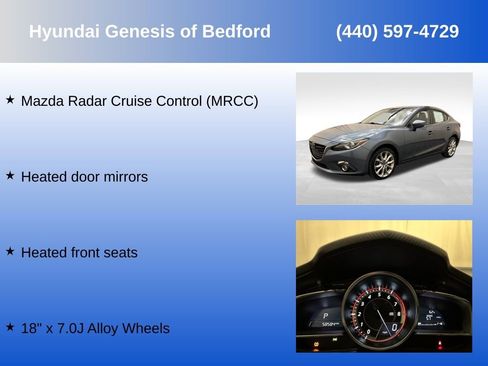 Used 2015 MAZDA MAZDA3 s Grand Touring w/ Technology Package FWD image 21
