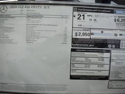 New 2026 Mercedes-Benz GLE 450 4MATIC image 5