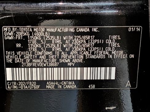 Used 2014 Toyota RAV4 LE AWD/4WD image 55
