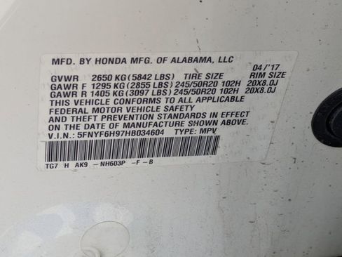 Used 2017 Honda Pilot Touring image 16