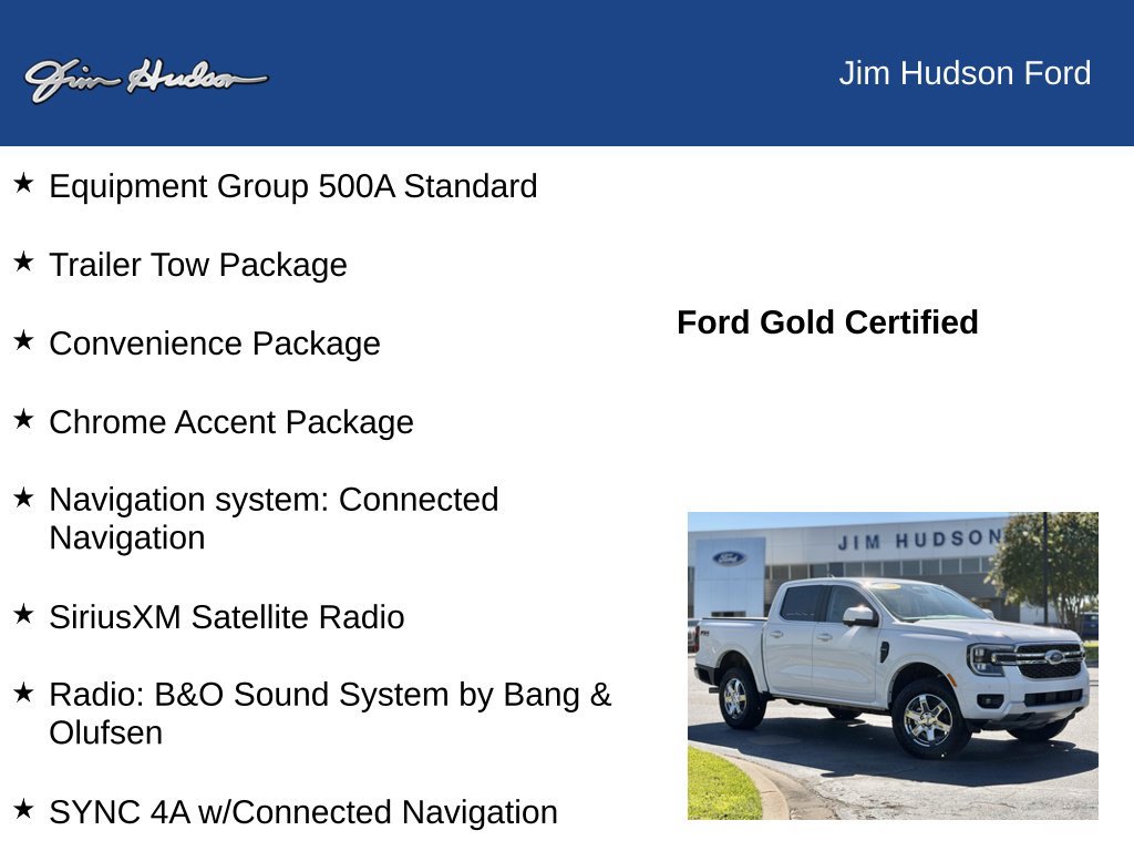 Used 2025 Ford Ranger Lariat w/ Chrome Accent Package AWD/4WD image 12