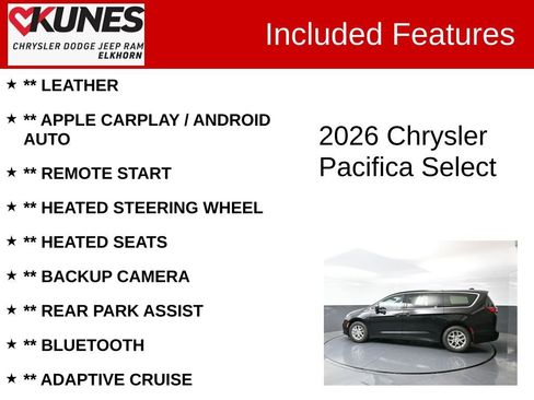New 2026 Chrysler Pacifica Select image 2