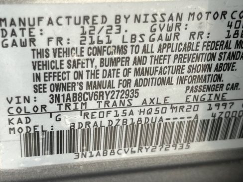 Used 2024 Nissan Sentra SV FWD image 27
