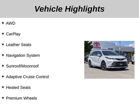 Used 2025 Toyota Sienna Platinum AWD/4WD image 5