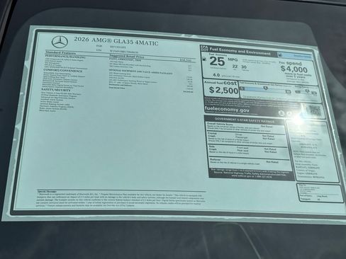 New 2026 Mercedes-Benz GLA 35 AMG 4MATIC image 29