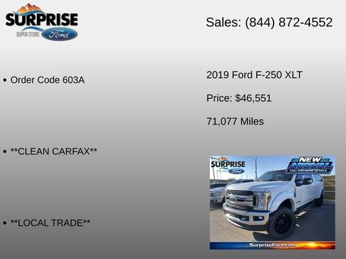 Used 2019 Ford F250 XLT w/ XLT Premium Package AWD/4WD image 6