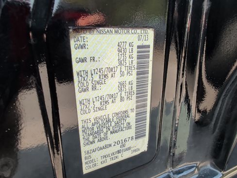 Used 2013 Nissan NV 3500 SL w/ Technology Pkg RWD image 32