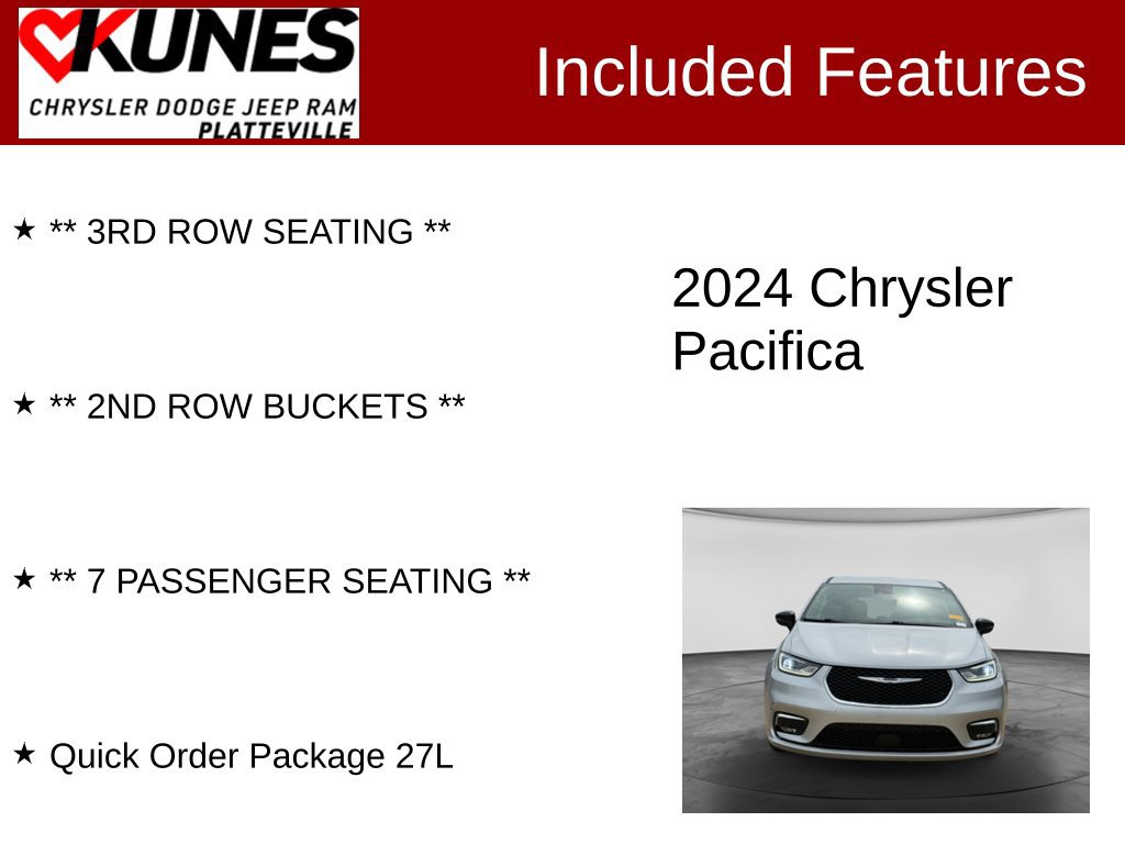Used 2024 Chrysler Pacifica Touring-L FWD image 2