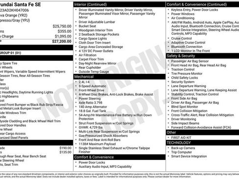 Used 2019 Hyundai Santa Fe SE image 26