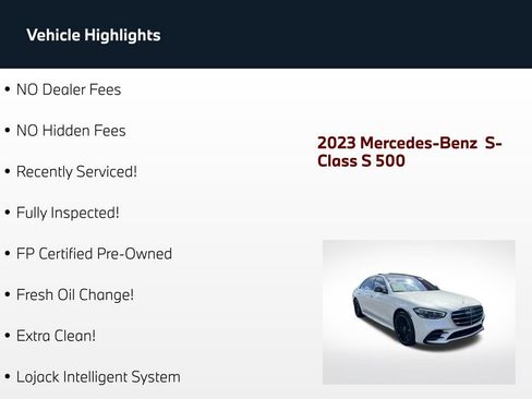 Used 2023 Mercedes-Benz S 500 4MATIC image 2