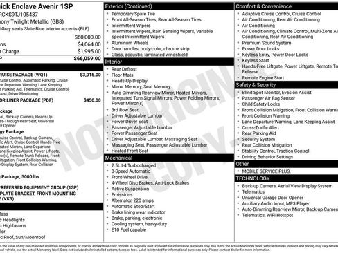 New 2026 Buick Enclave Avenir w/ Super Cruise Package image 9